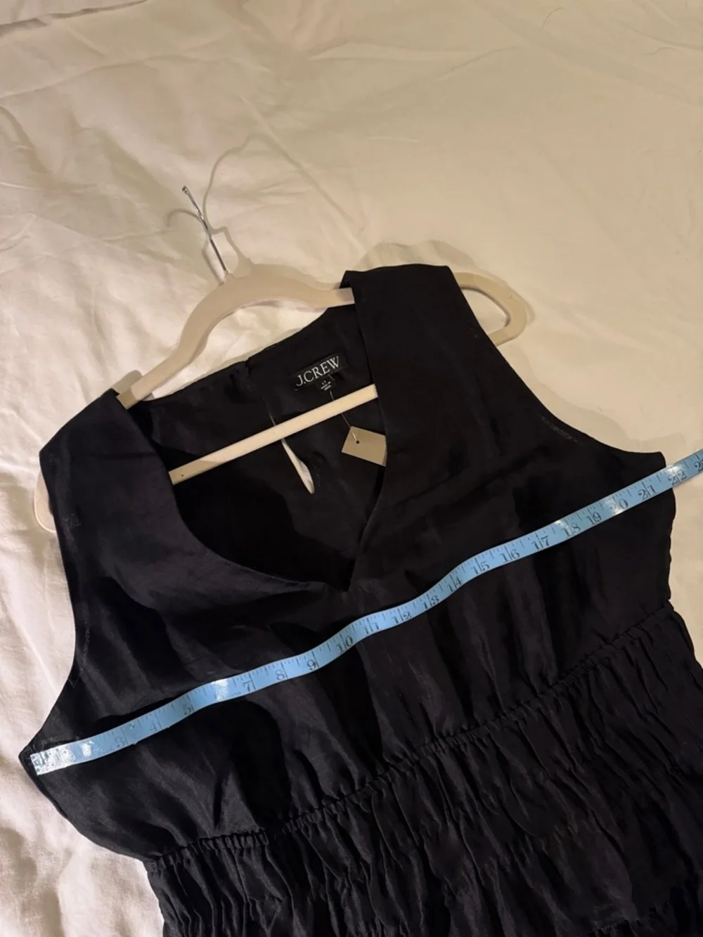 J.Crew Tall Hyacinth V-neck dress in ramie CJ398